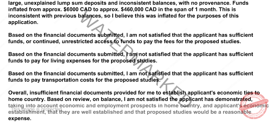 Growing the money in your bank account drastically with absolutely no explanation or proof is a BOG read flag and could get your visa refused!